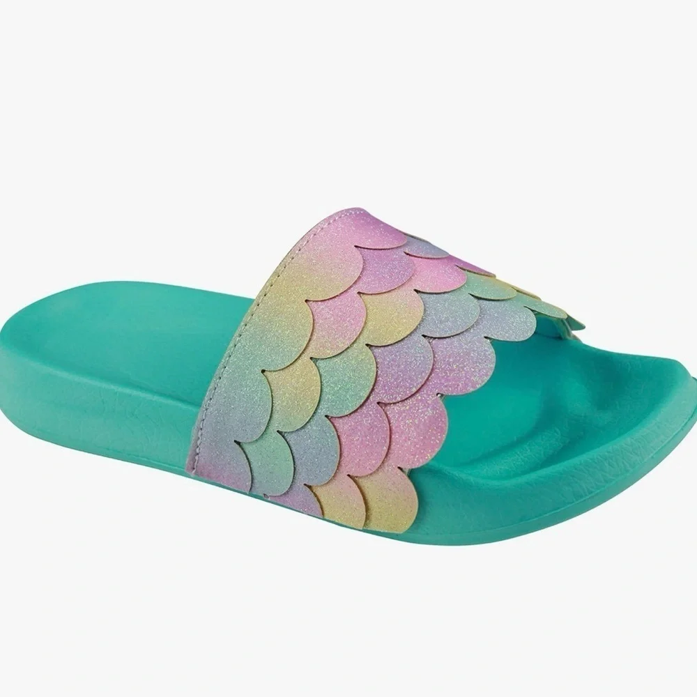 Capelli New York Size 1/2 Capelli New York Girls Fashion Pool Slide Sandals